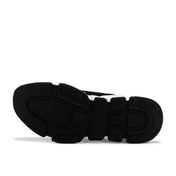 BALENCIAGA Speed Light Knit Sneakers Black White - Picture 13 of 13